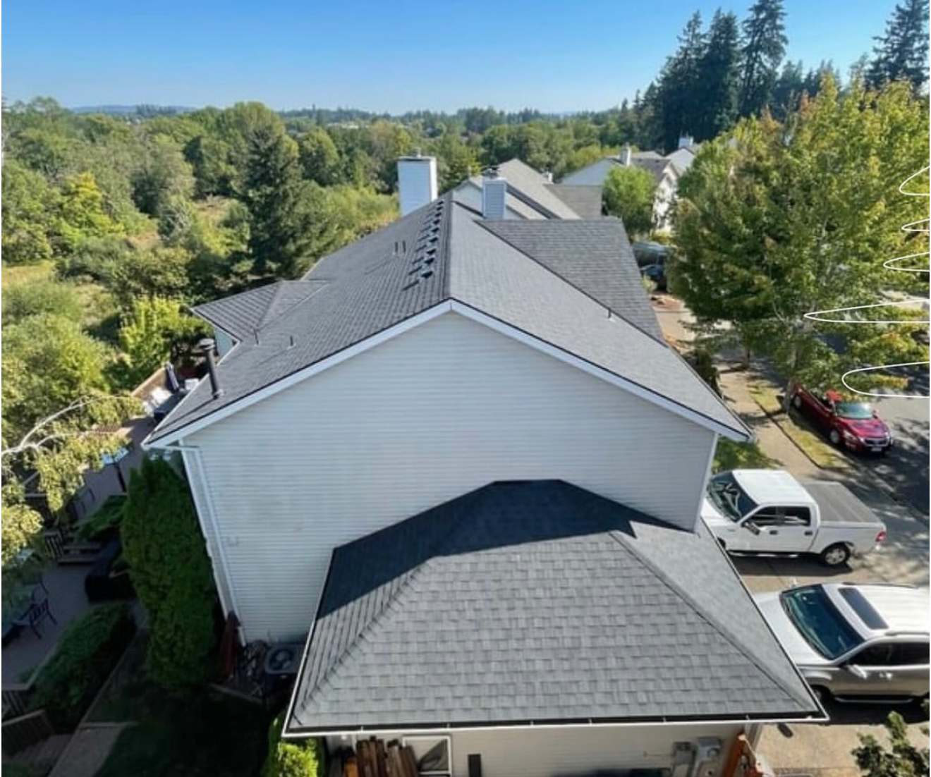 Composite shingle roof installation — ARQ Roofing