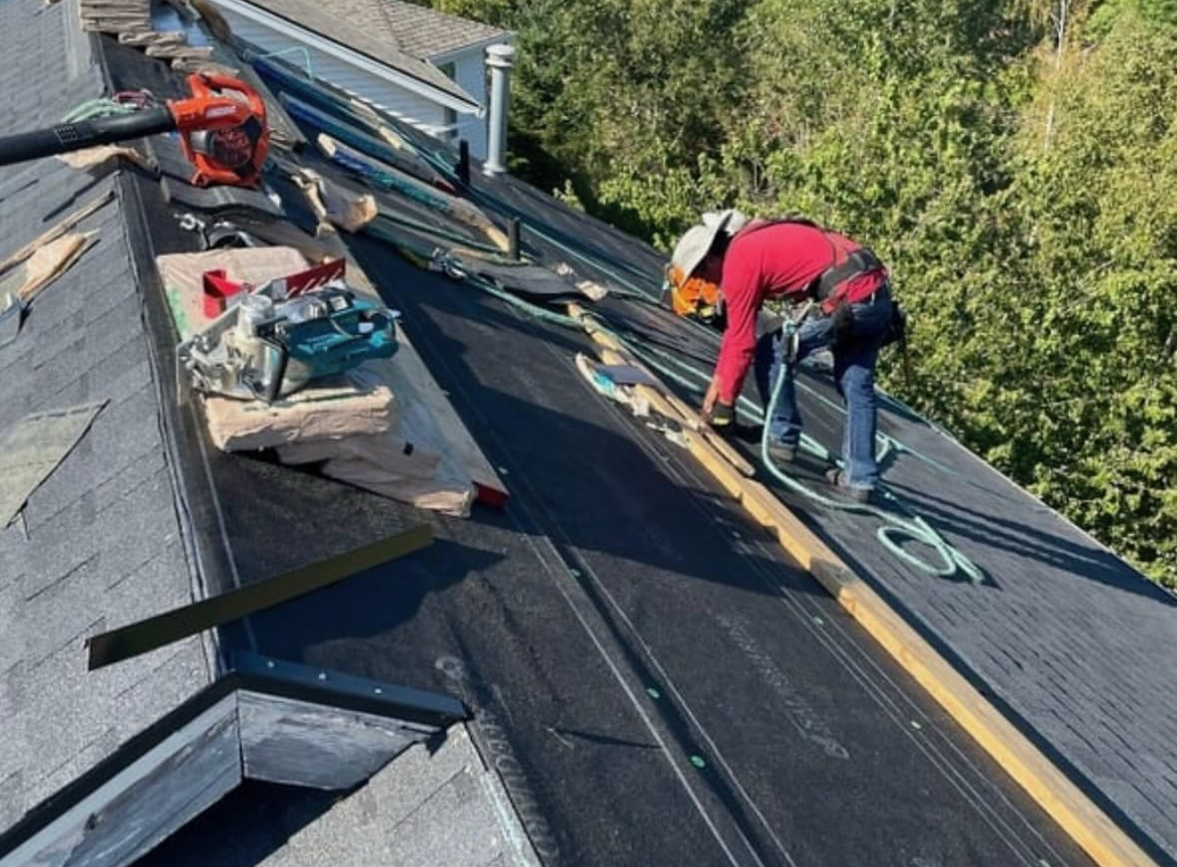 Composite shingle roof installation — ARQ Roofing